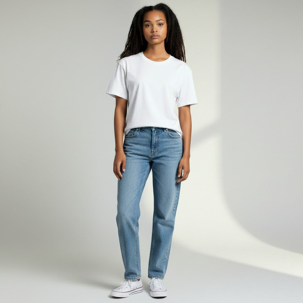 Round Neck Tshirt - Your Canvas (White)