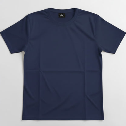 Round Neck Tshirt - Your Canvas (Navy Blue)