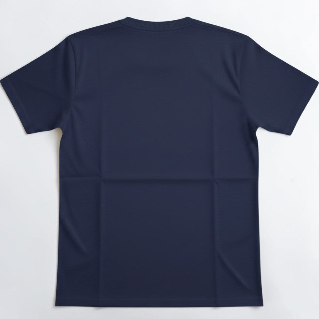 Round Neck Tshirt - Your Canvas (Navy Blue)
